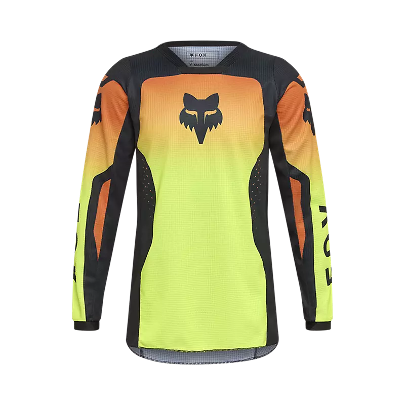Polera Moto Niño 180 Shield Amarillo Fox