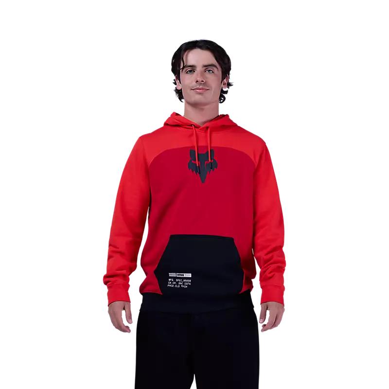 Poleron Lifestyle Fracture Rojo Fox