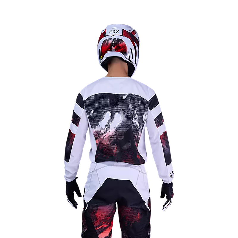 Polera Moto 180 Kairos Blanco/Negro Fox