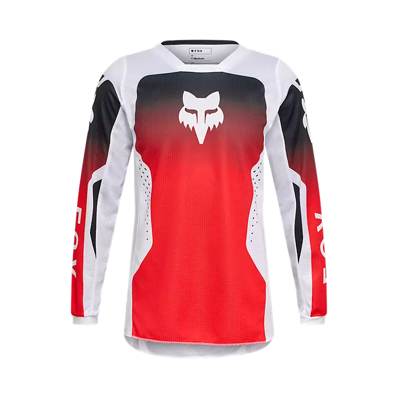 Polera Moto Niño 180 Shield Rojo Fox