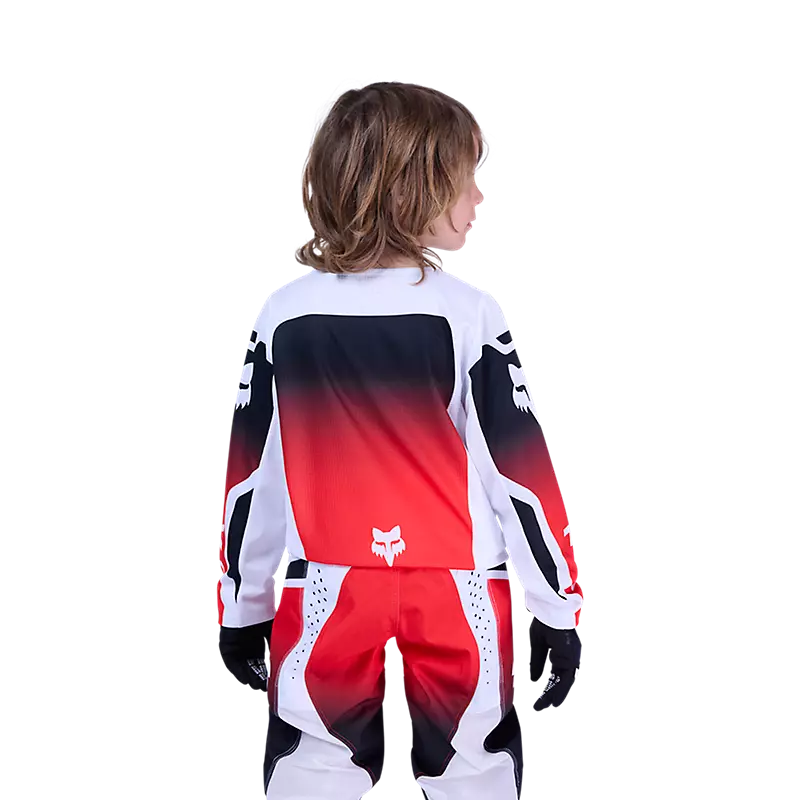 Polera Moto Niño 180 Shield Rojo Fox