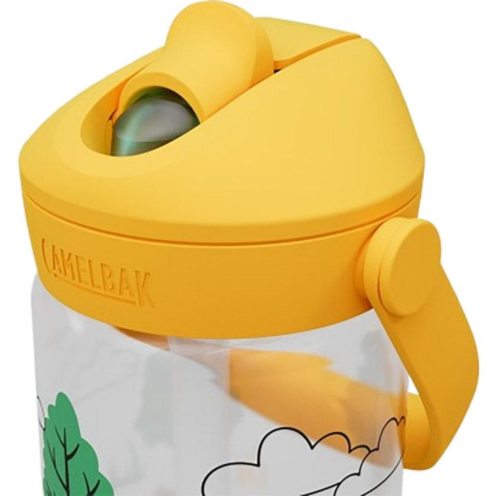 Botella Infantil Thrive Flip Straw Tractors and Trees 400ml Cafe CamelBak