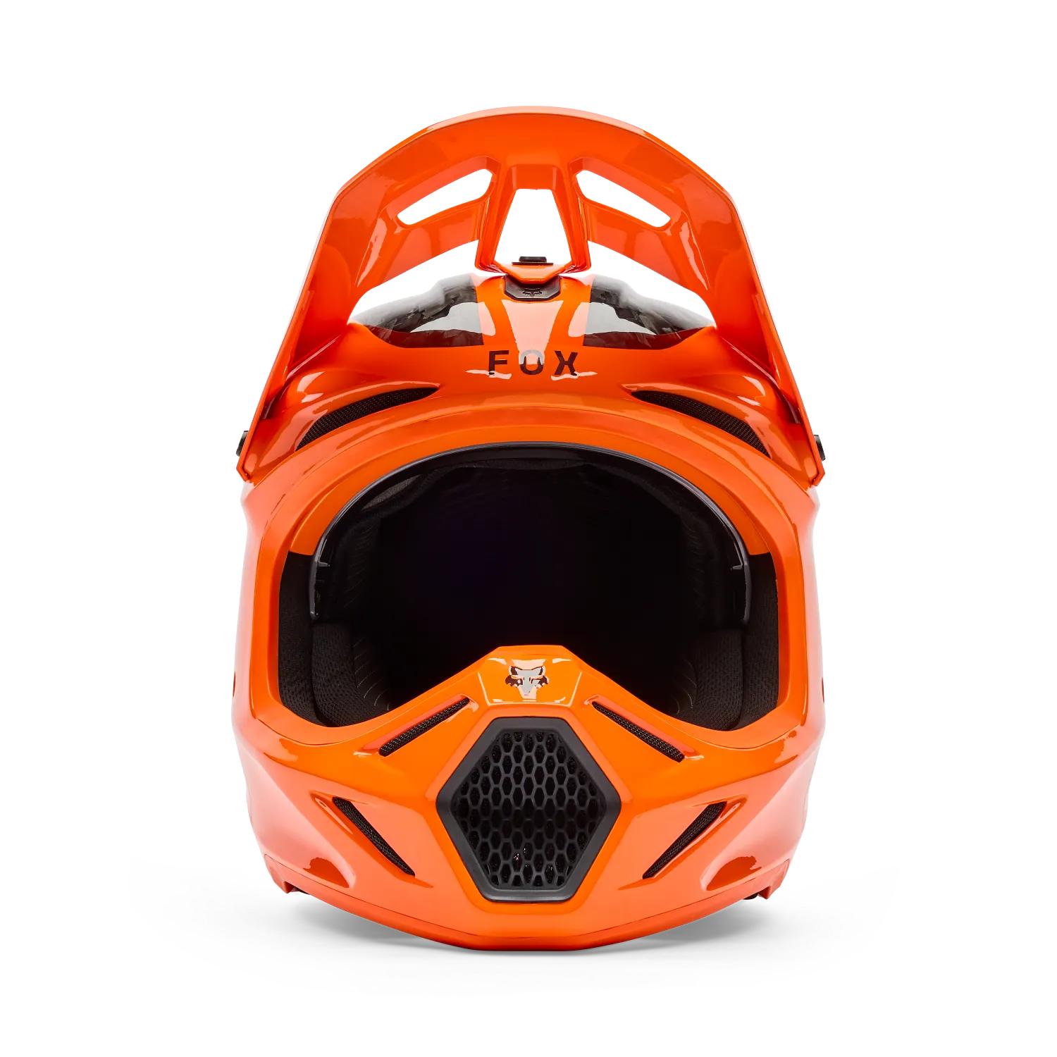 PREVENTA - Casco Moto V3 Fracture RS Naranjo Fox