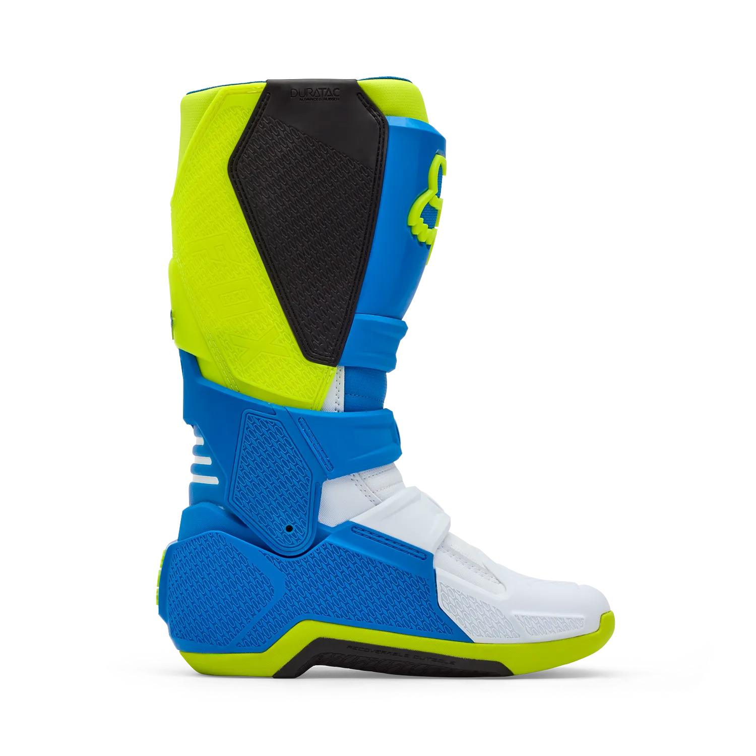 Botas Moto Motion Azul/Amarillo Fox