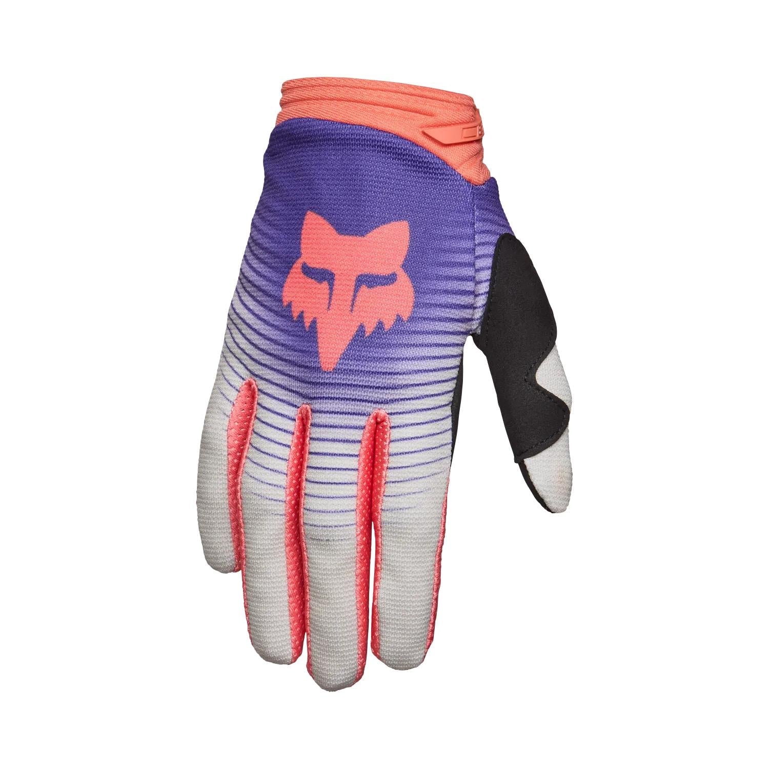 Guantes Moto Mujer 180 Collect Café/Morado Fox