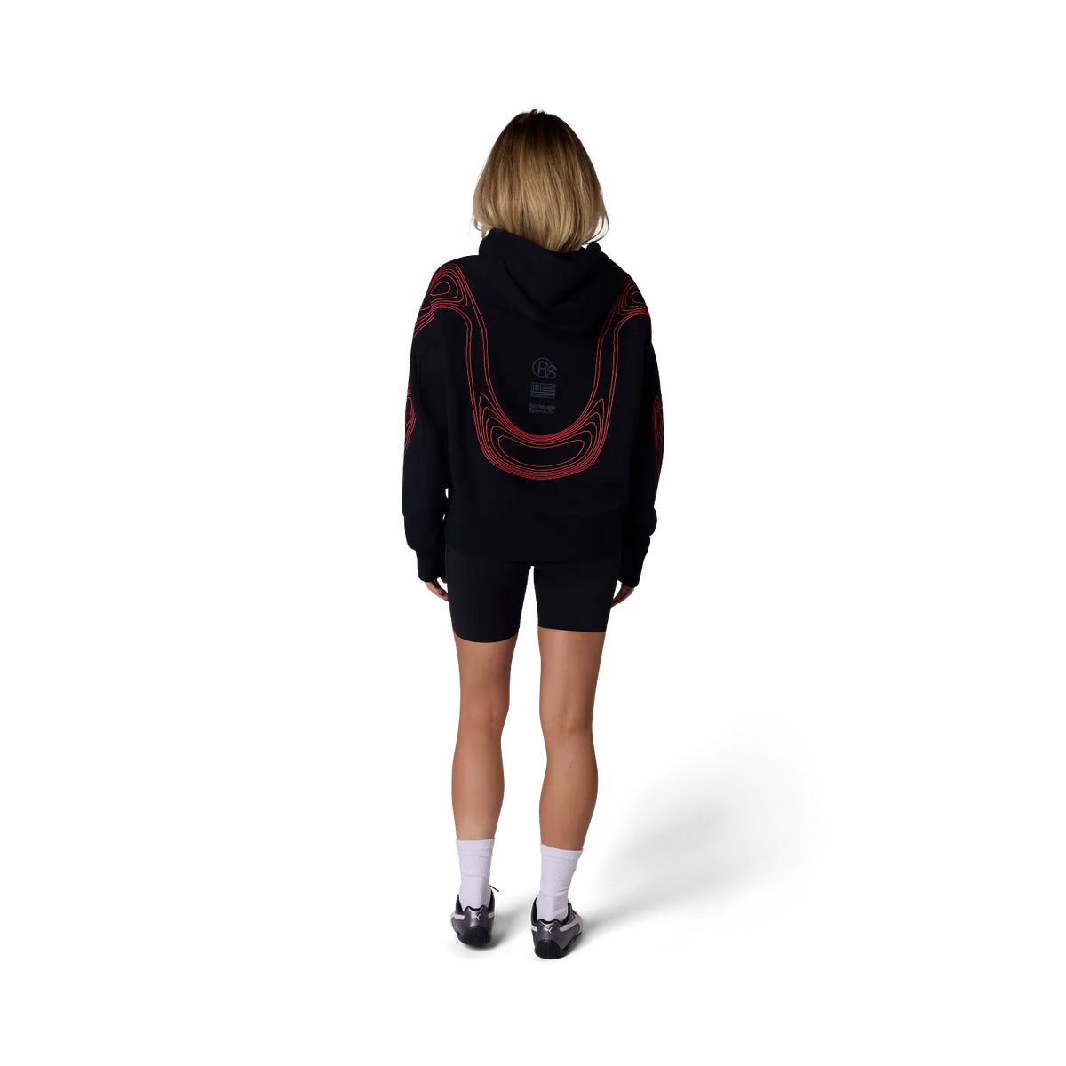 Poleron Lifestyle Mujer Vision Negro Fox