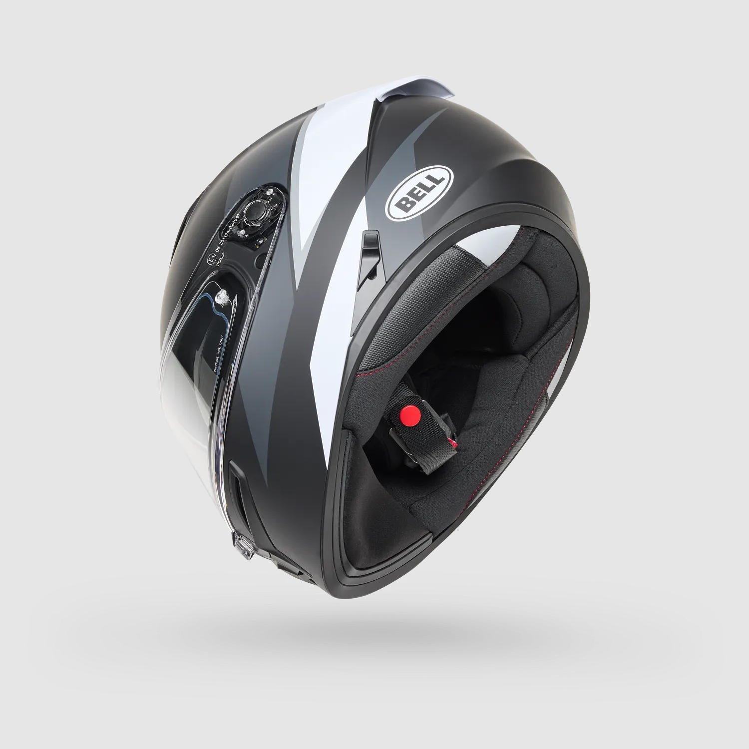 Casco Moto Calle Lithium Flip Negro/Blanco Bell