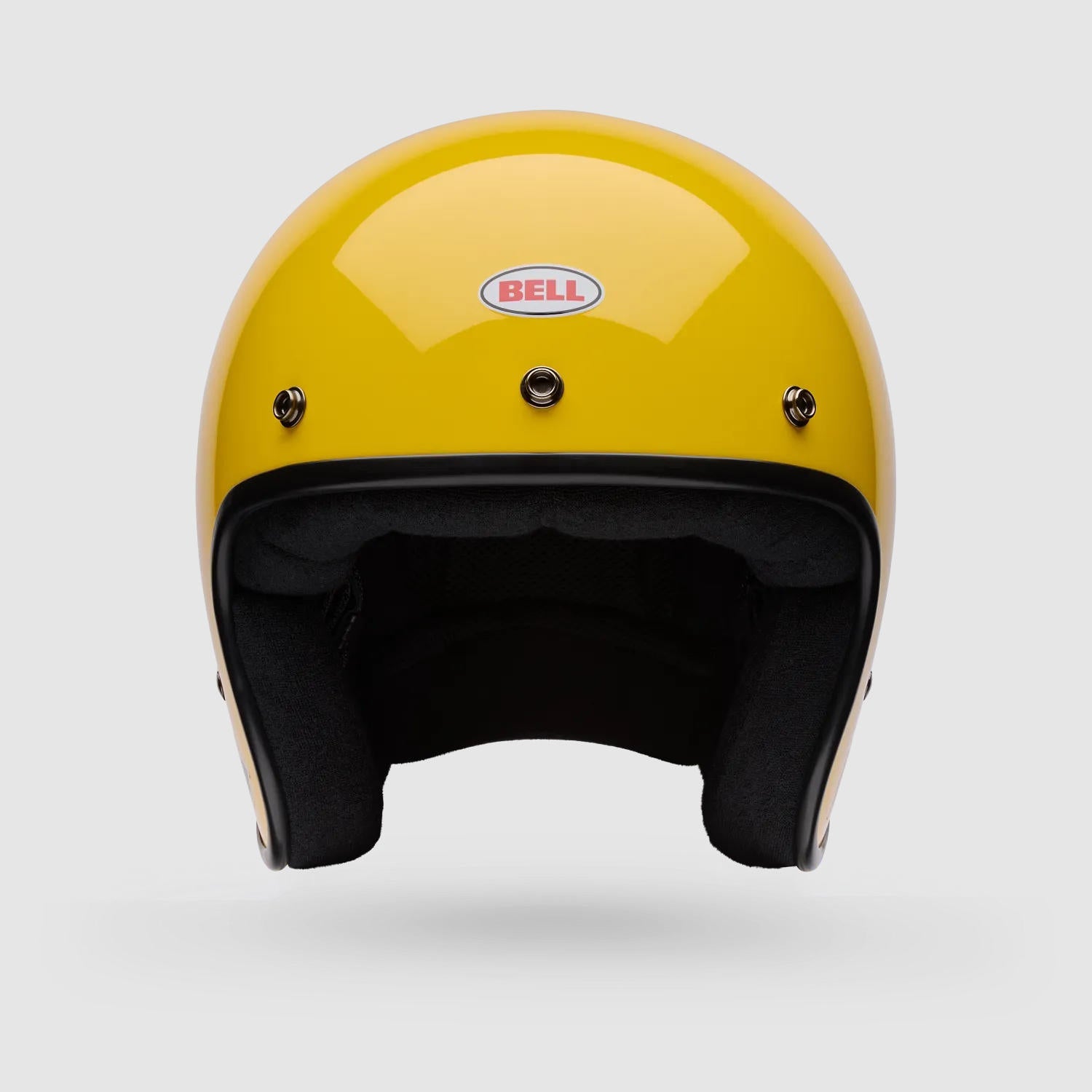 Casco Moto Calle Magnum Solid Amarillo Bell