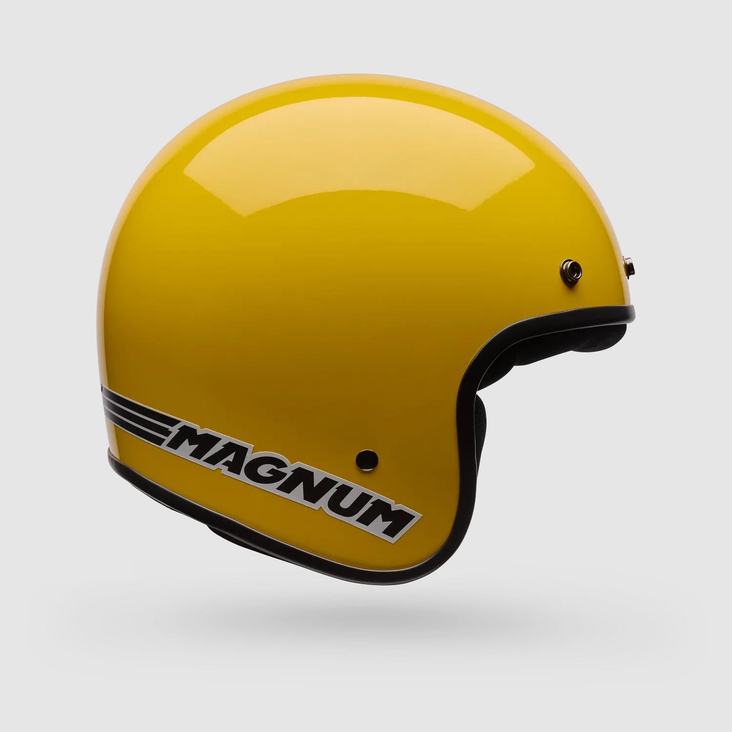 Casco Moto Calle Magnum Solid Amarillo Bell