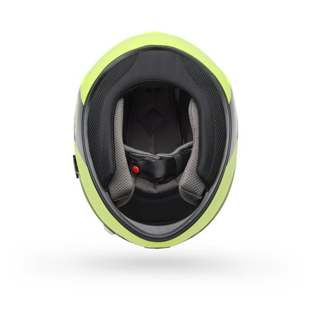 Casco Moto Calle Qualifier Clip Certificado QR Amarillo Bell