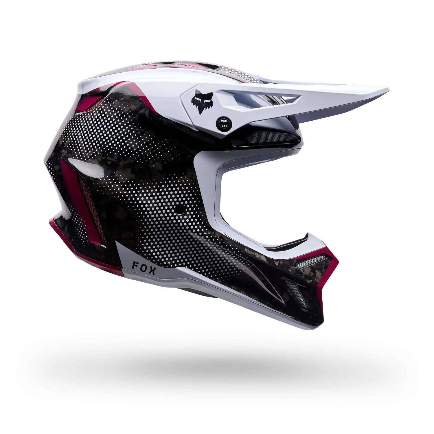 PREVENTA - Casco Moto V3 RS Tactile Negro/Blanco Fox
