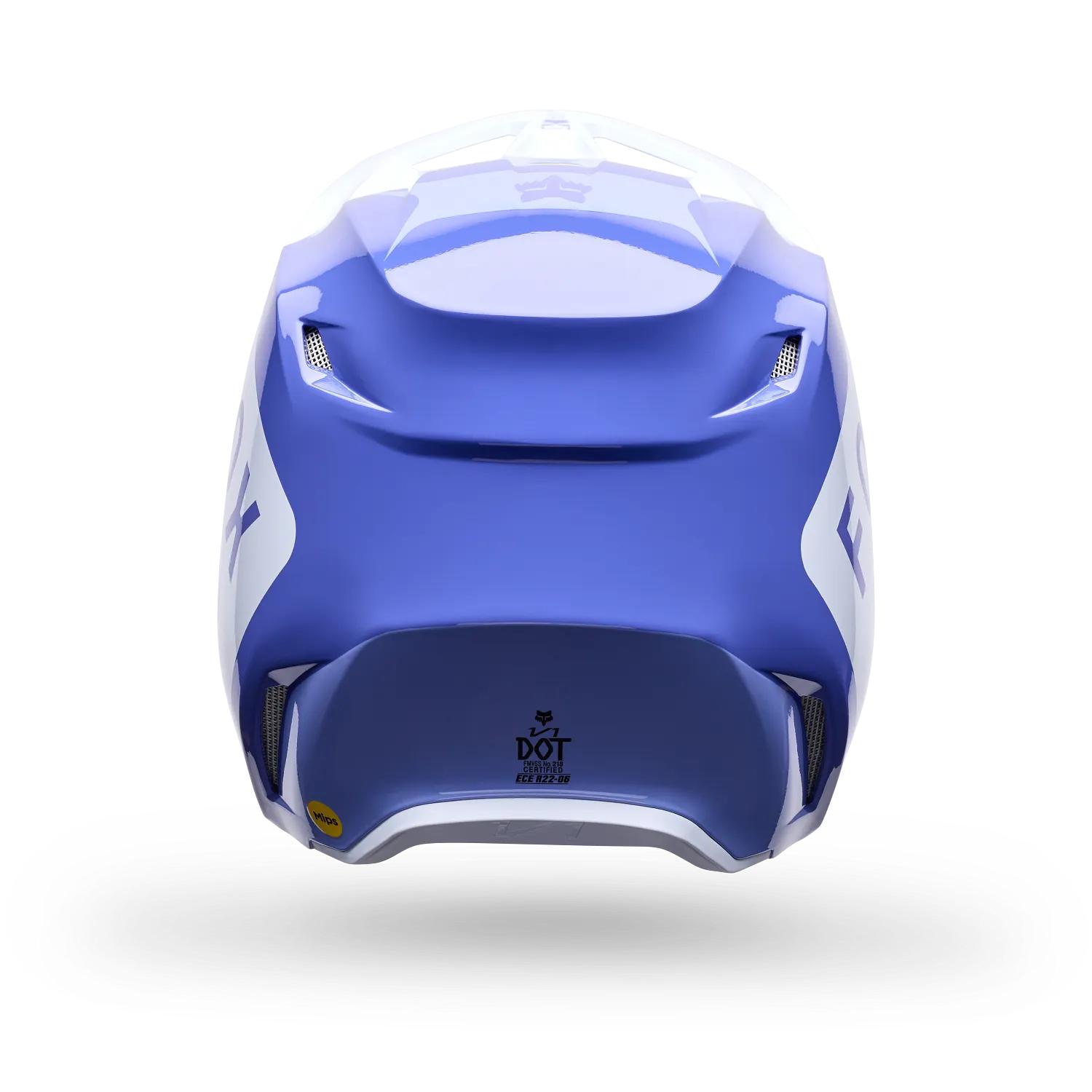 Casco Moto V1 Noble Morado Fox