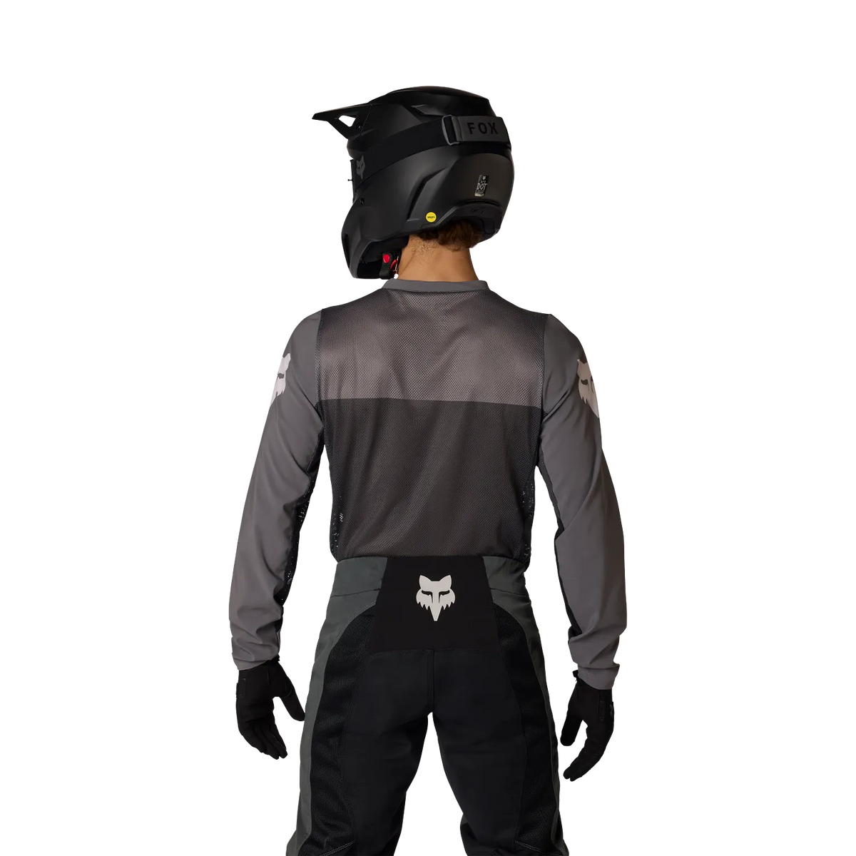 Polera Moto Ranger Air Off Road Negro/Gris Fox