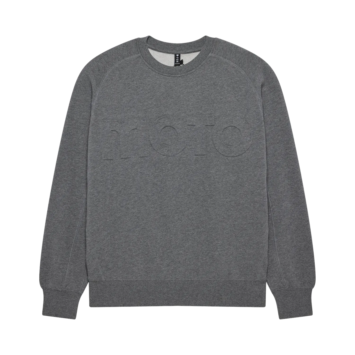 Poleron Lifestyle Moto-X Crew Gris Fox