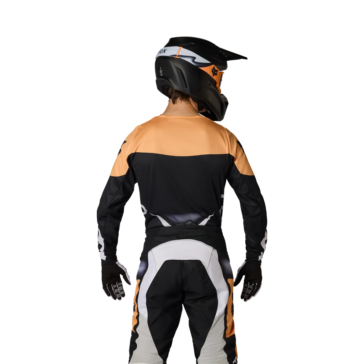 Polera Moto 180 Noble Negro/Amarillo Fox