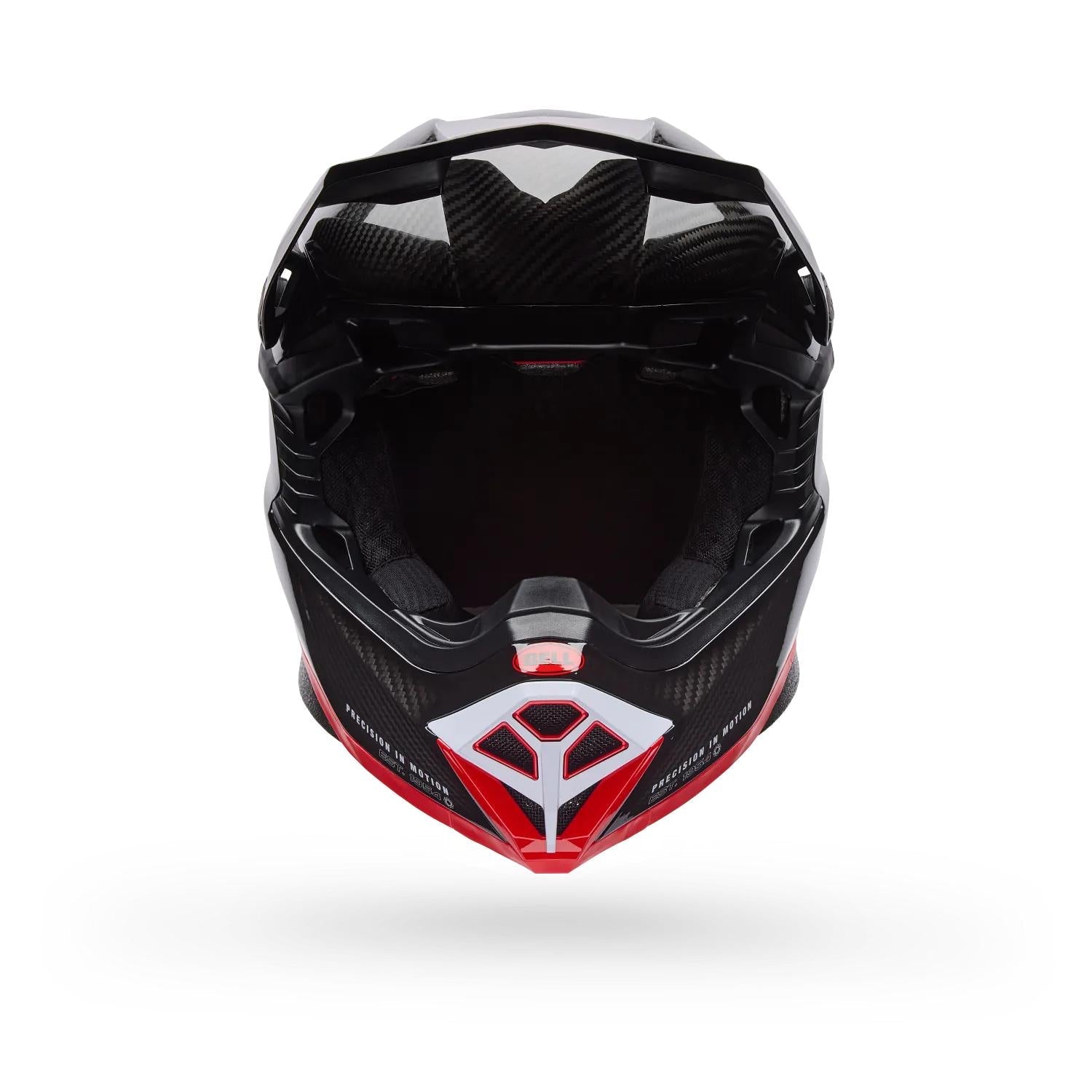 Casco Moto Moto-10 Spherical Strike Rojo/Negro Bell