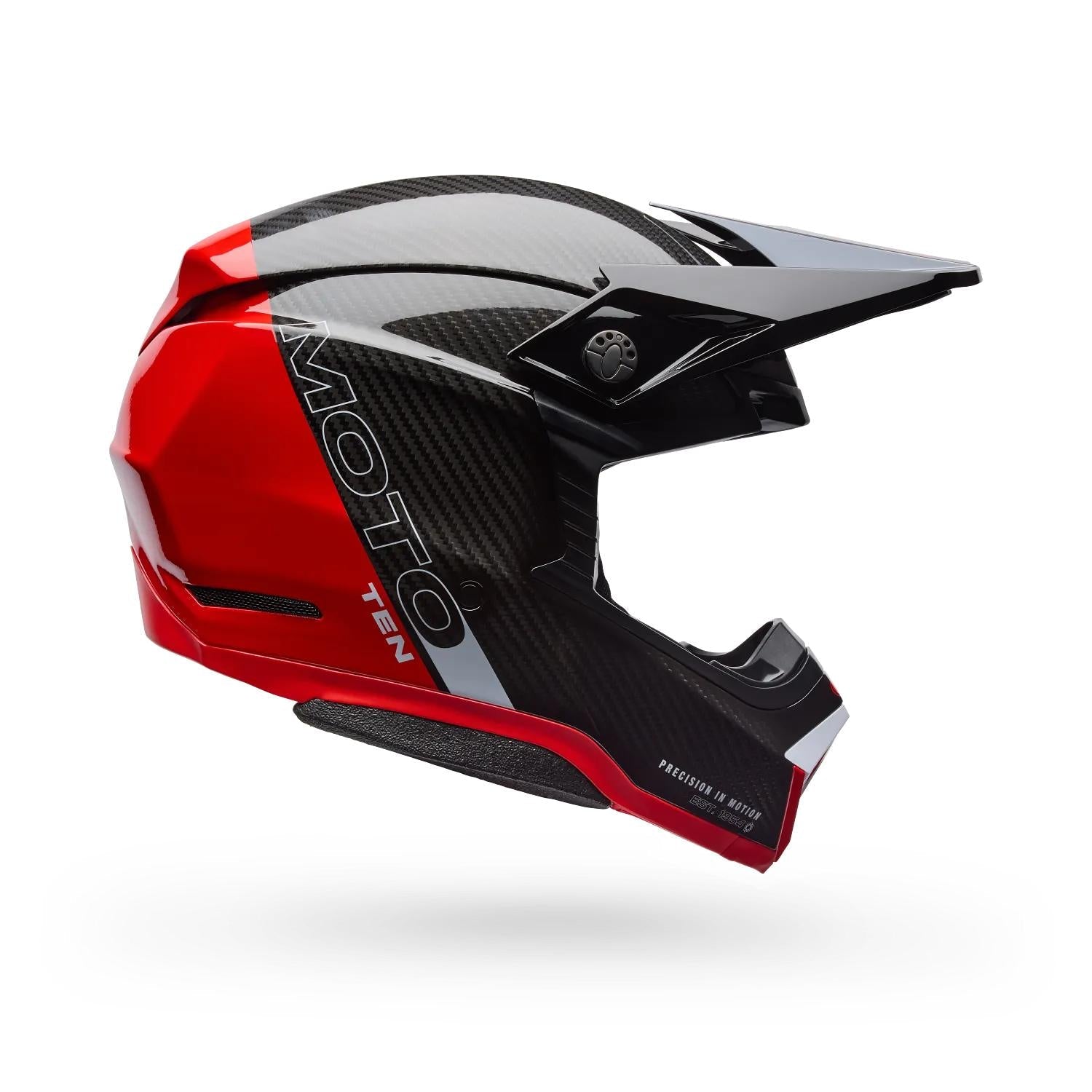 Casco Moto Moto-10 Spherical Strike Rojo/Negro Bell