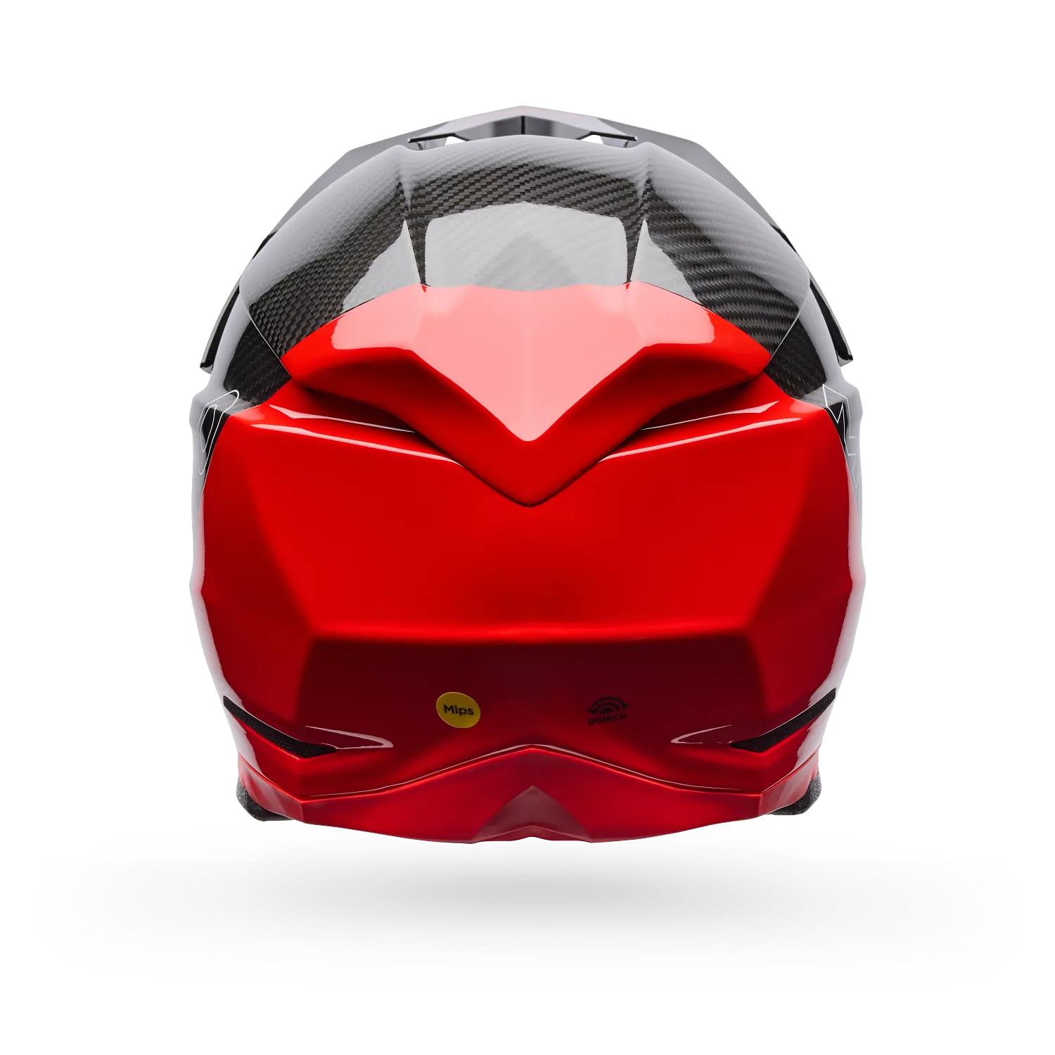 Casco Moto Moto-10 Spherical Strike Rojo/Negro Bell
