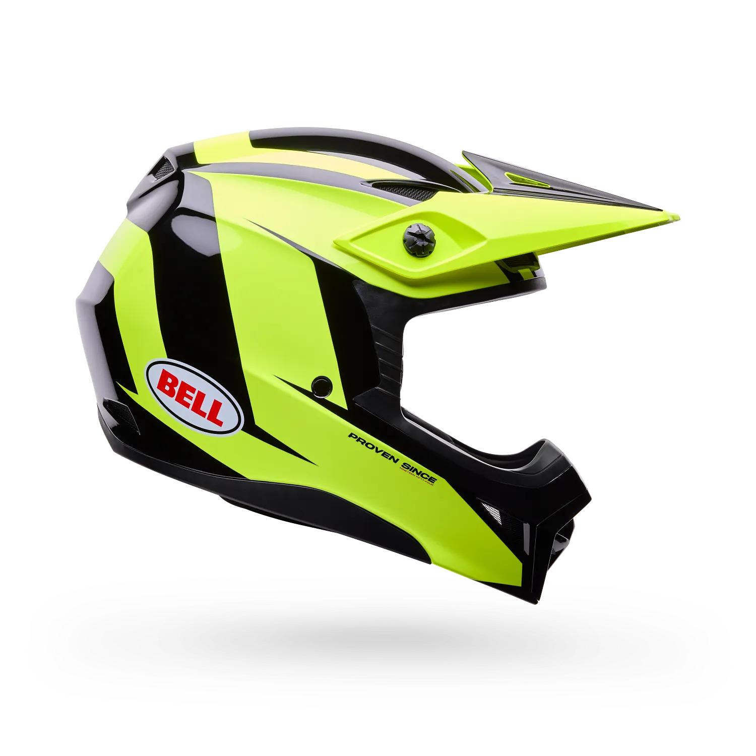 Casco Moto MX-10 Mips Talon Amarillo/Negro Bell