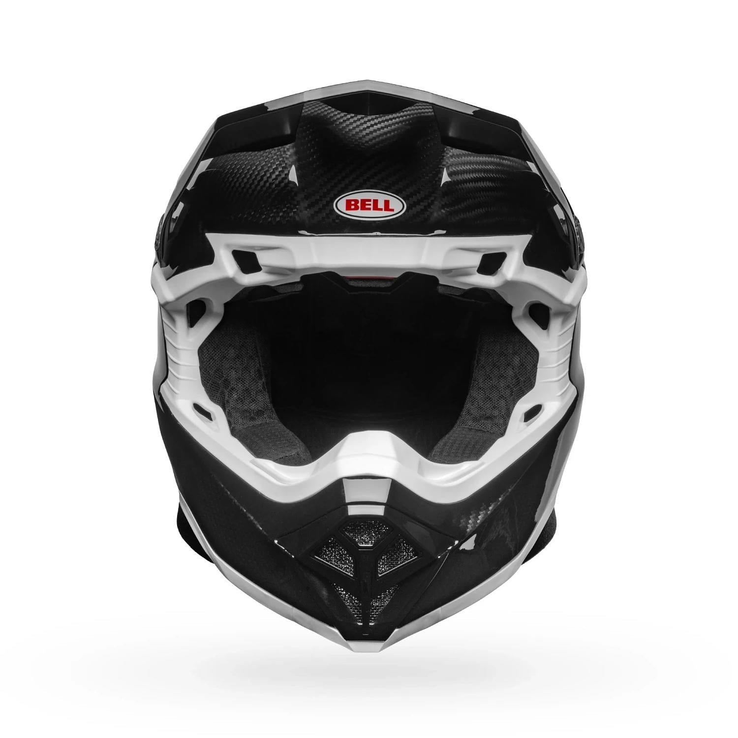 Casco Moto Moto-10 Spherical Solid Negro/Blanco Bell