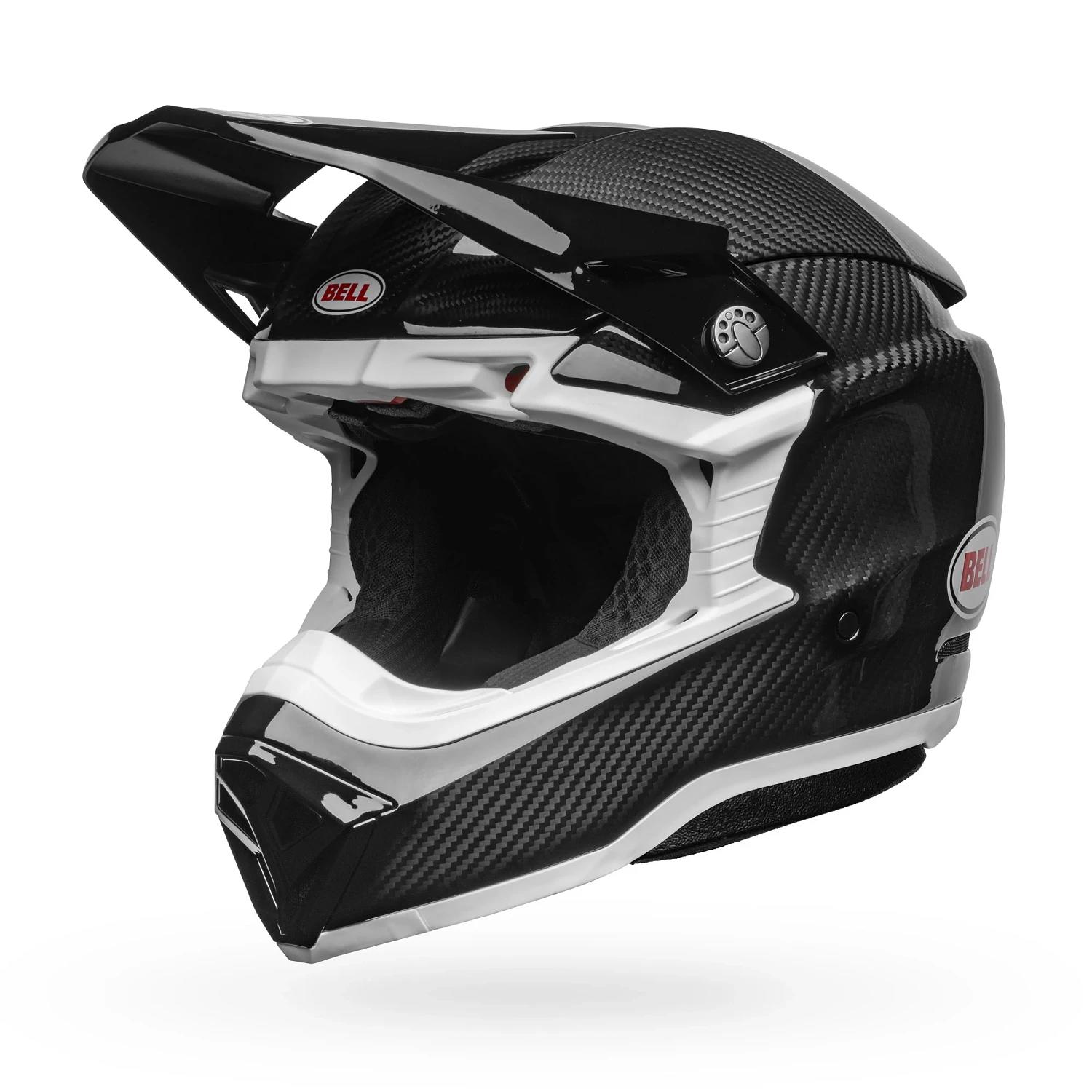 Casco Moto Moto-10 Spherical Solid Negro/Blanco Bell