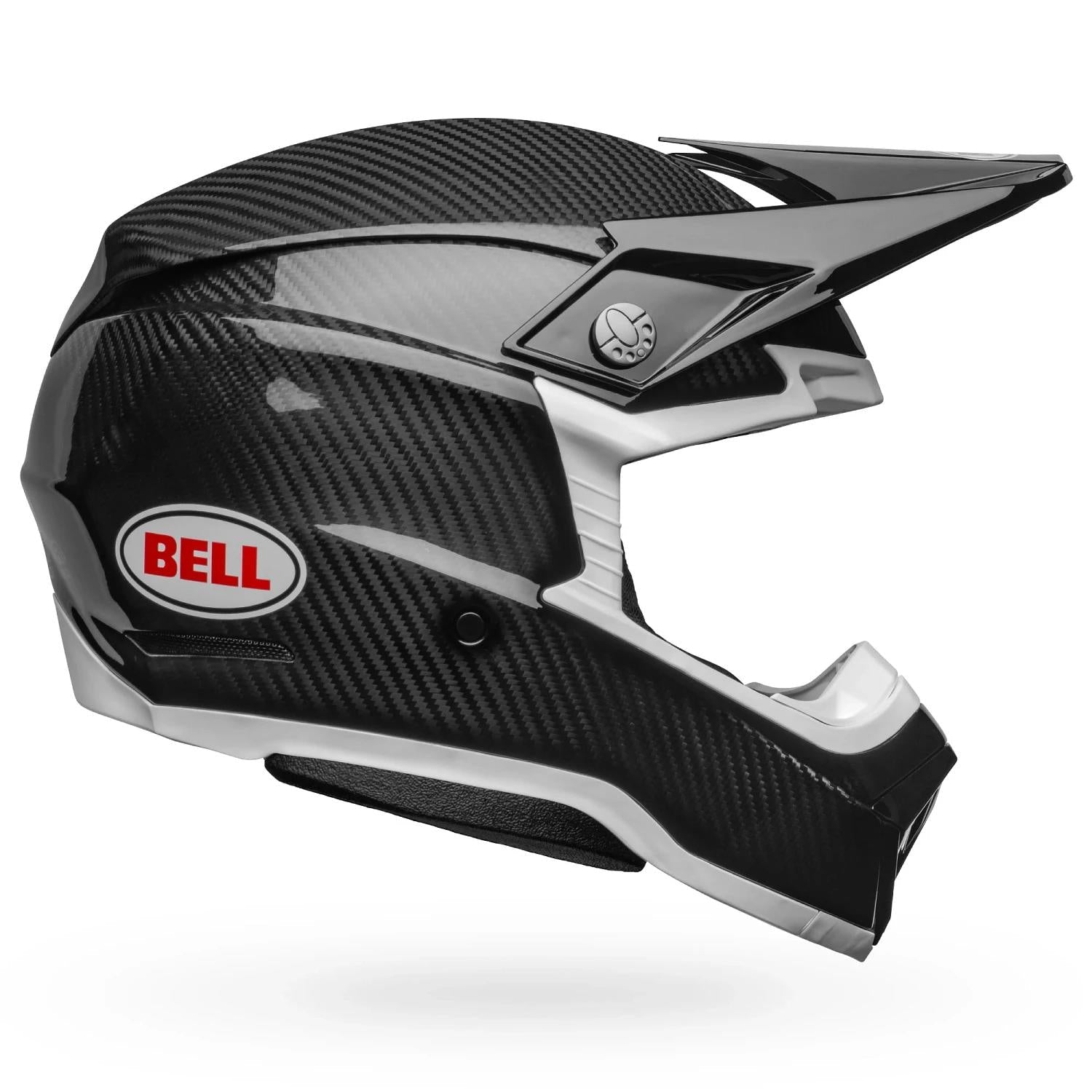 Casco Moto Moto-10 Spherical Solid Negro/Blanco Bell