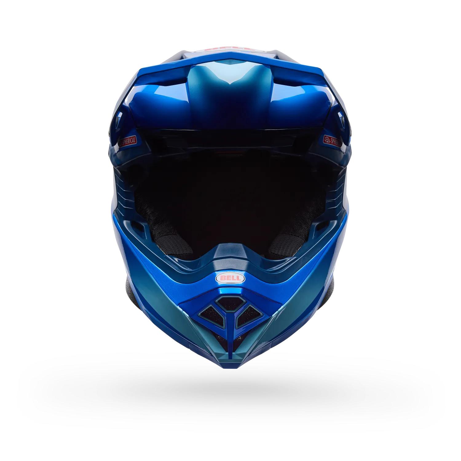 Casco Moto ET3 Moto-10 Spherical Azul Bell