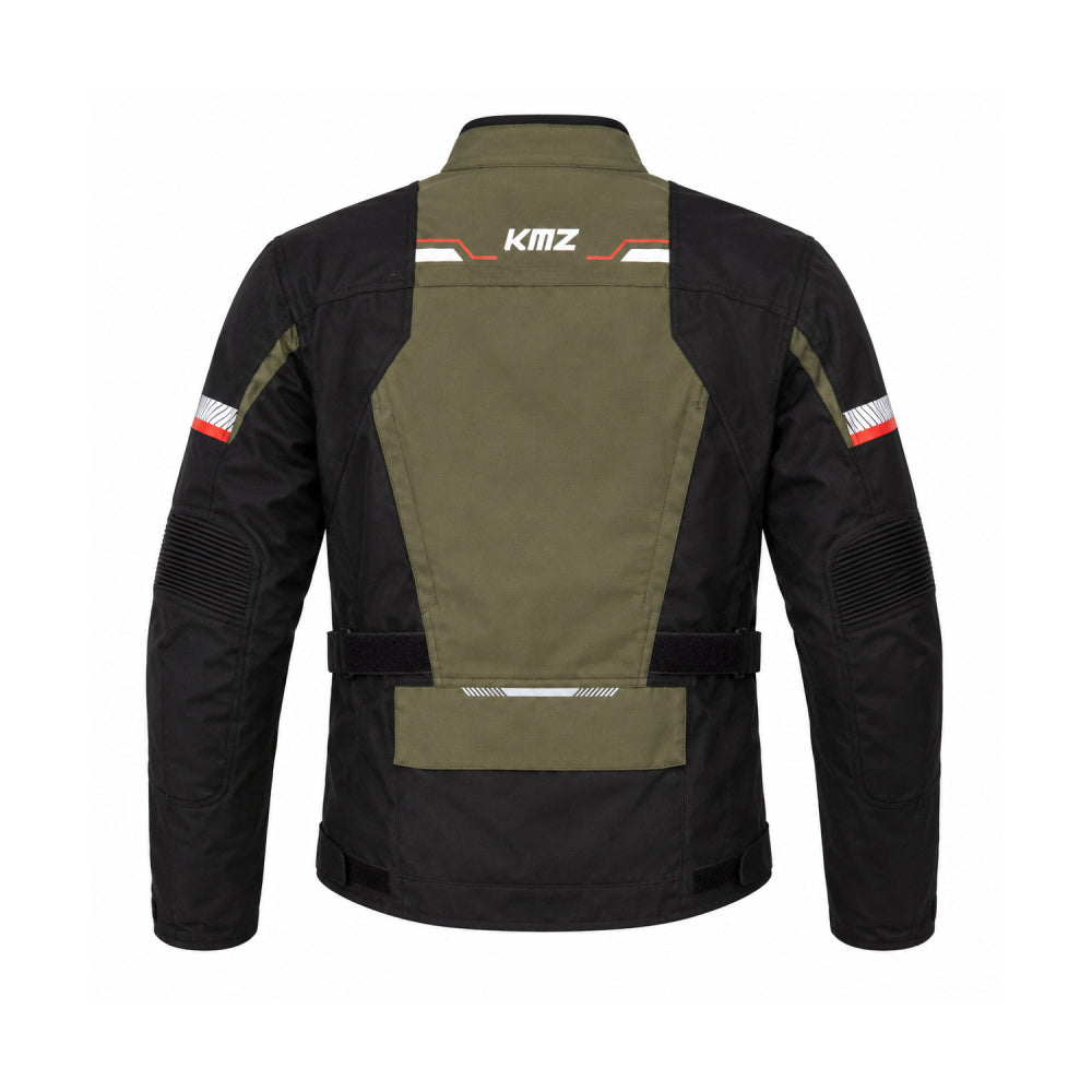 Chaqueta Moto Calle Atlantic Verde/Negro KMZ