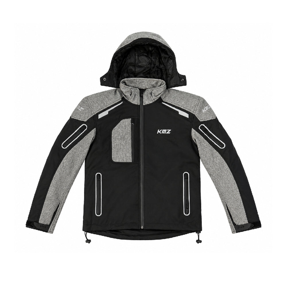 Chaqueta Moto Calle Everest Soft Shell Gris KMZ