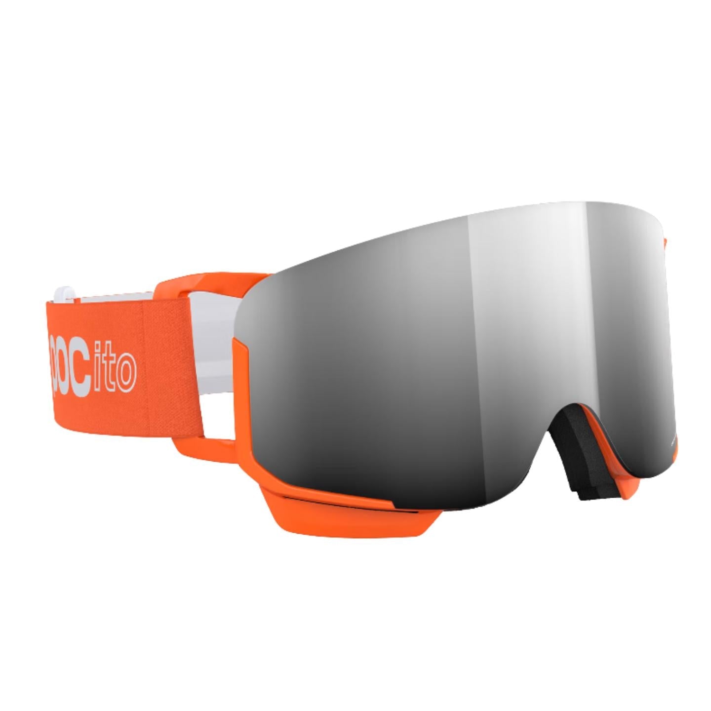Poc Antiparras POCito Nexal Fluerescente Orange/Partly Sunny Silver