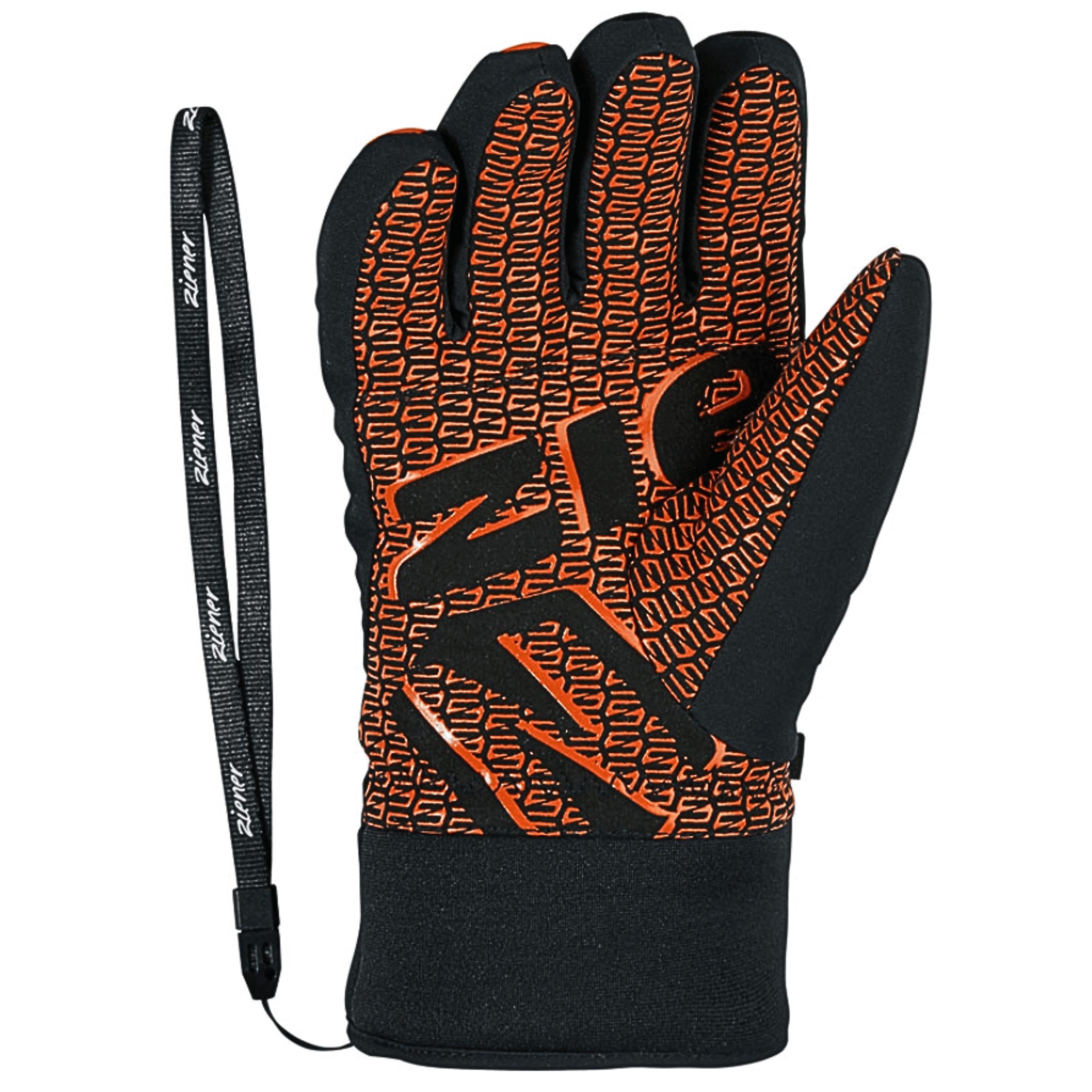 Ziener Guante Lanus AS® Pr Junior Brigth Orange