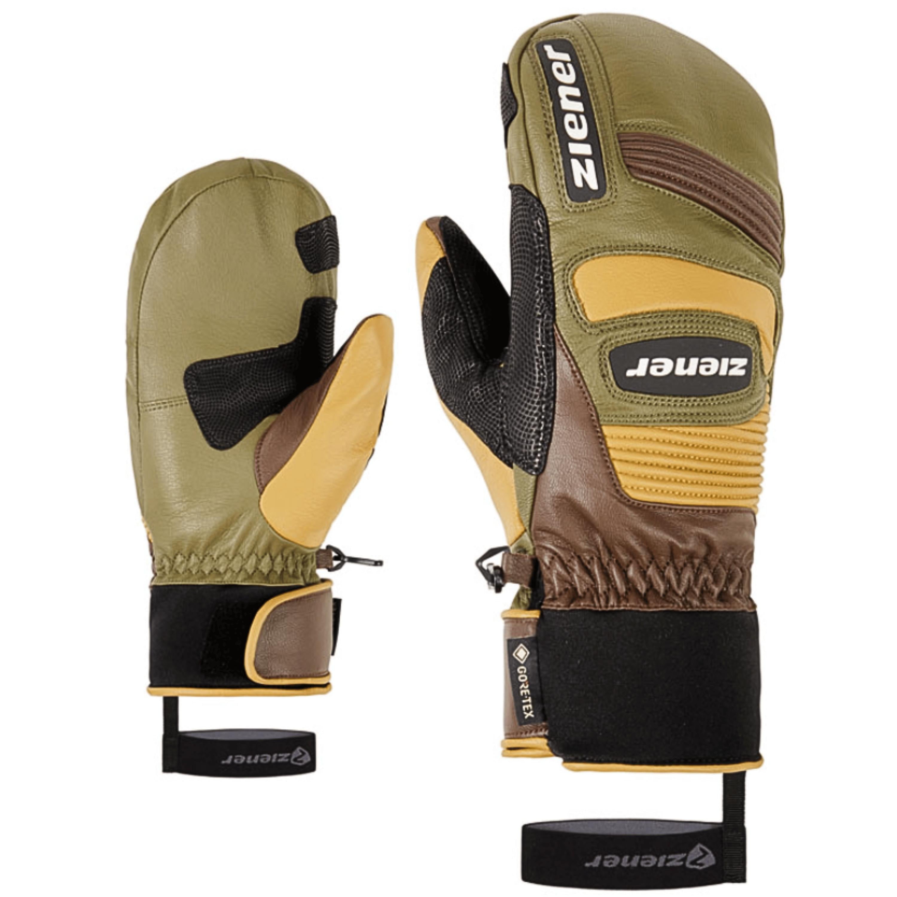 Ziener Guante Guardi GTX + GORE PLUS Warm Pr Mitón Dark Brown