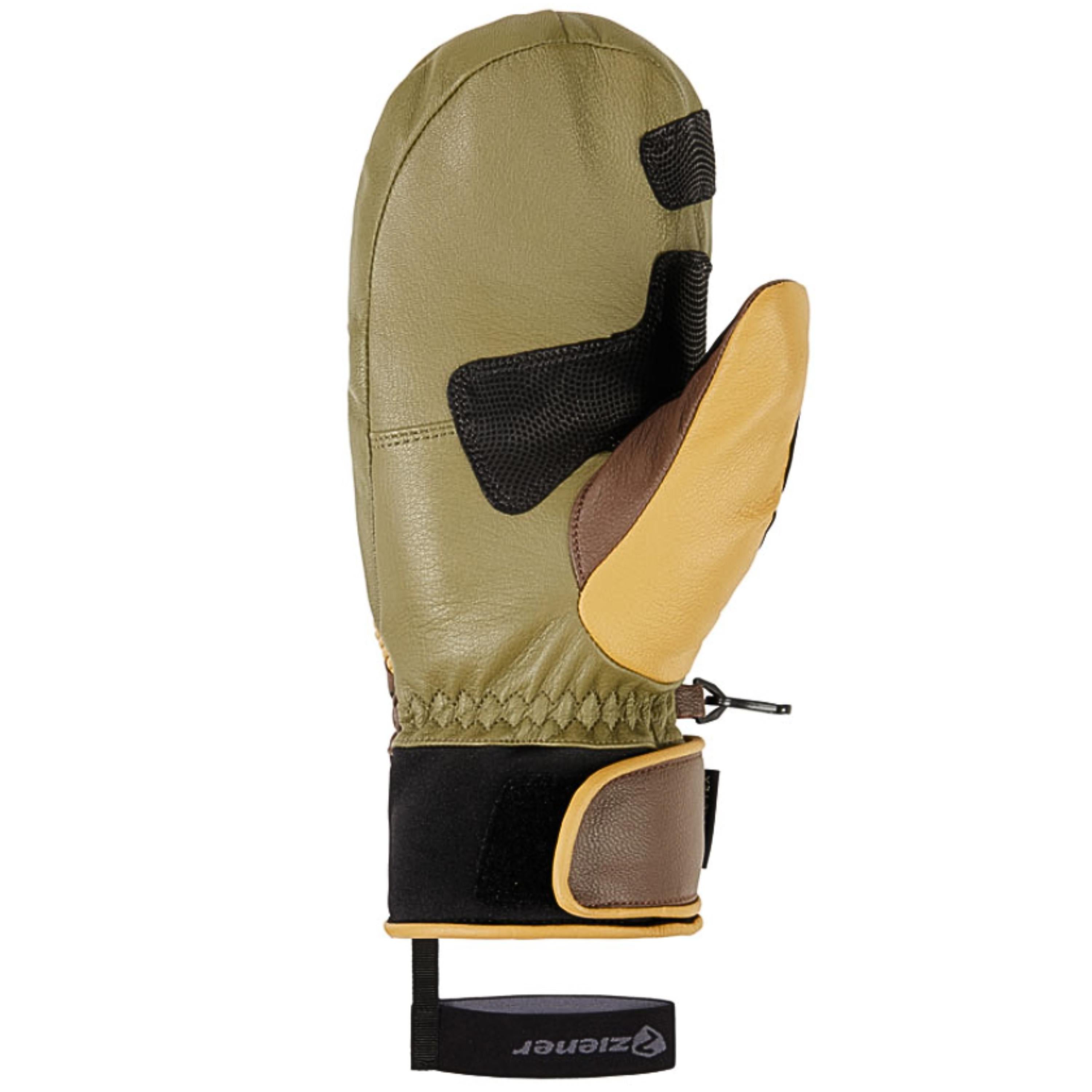 Ziener Guante Guardi GTX + GORE PLUS Warm Pr Mitón Dark Brown