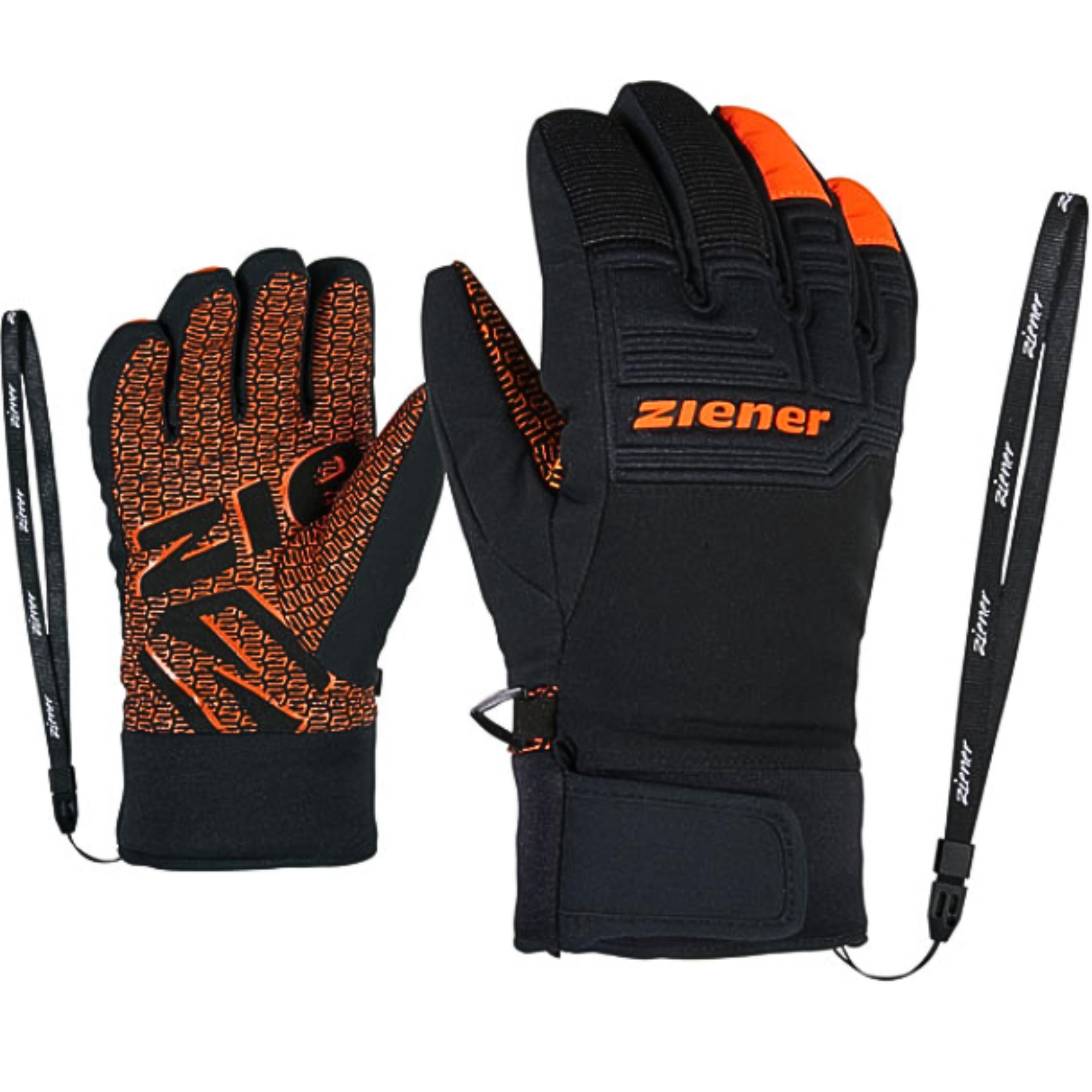 Ziener Guante Lanus AS® Pr Junior Brigth Orange