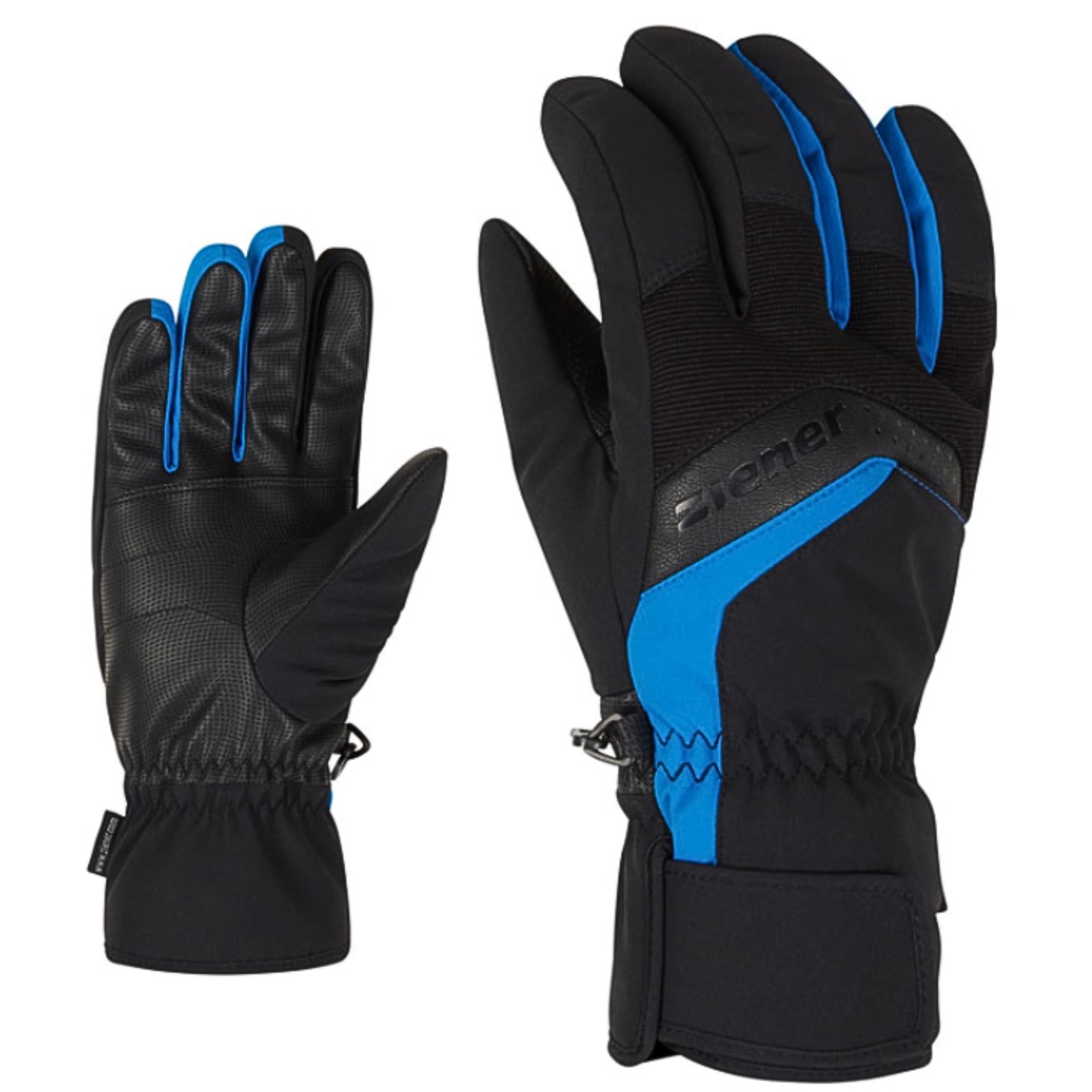 Ziener Guante Gabino Black Persian Blue