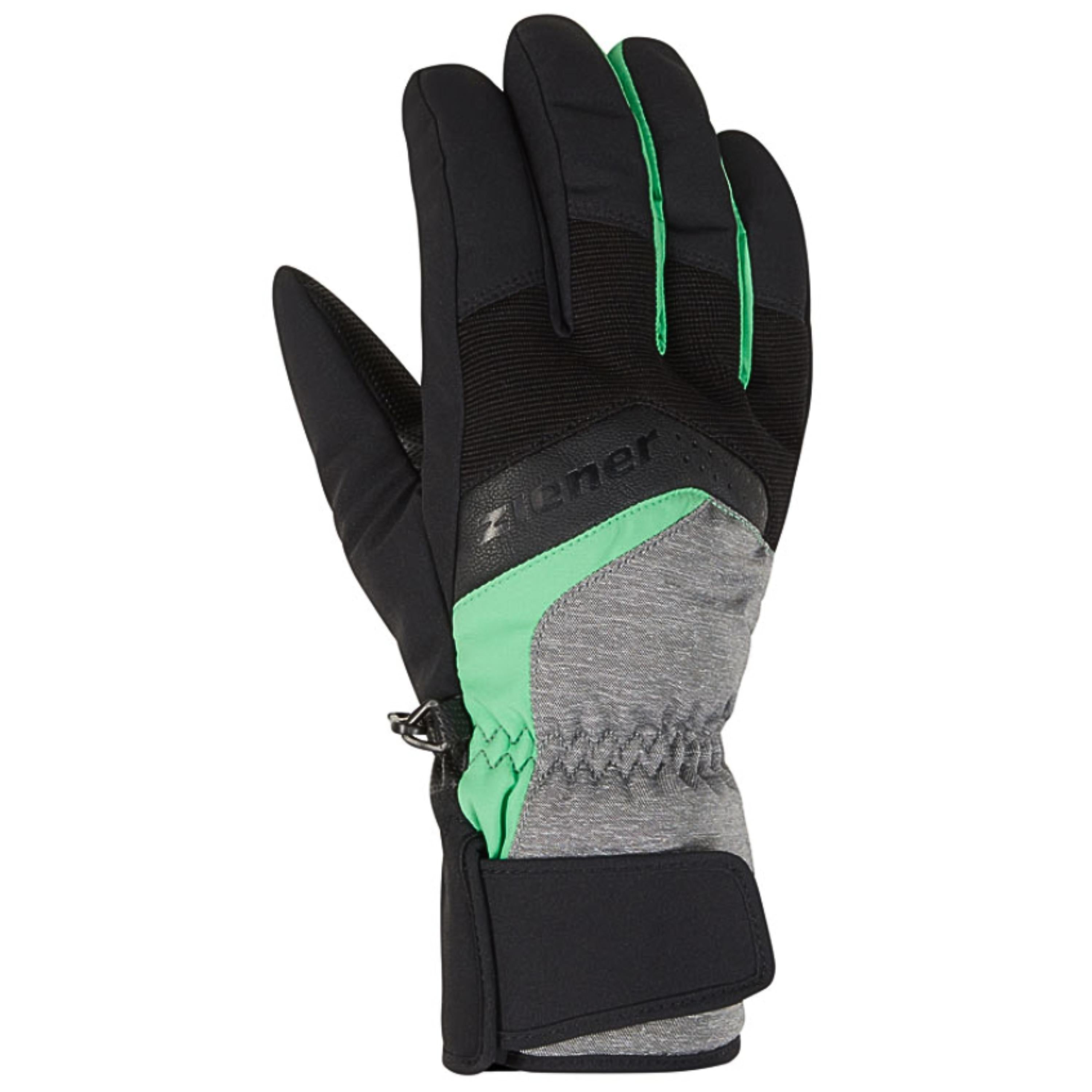 Ziener Guante Gabino Dark Melange Pale Green