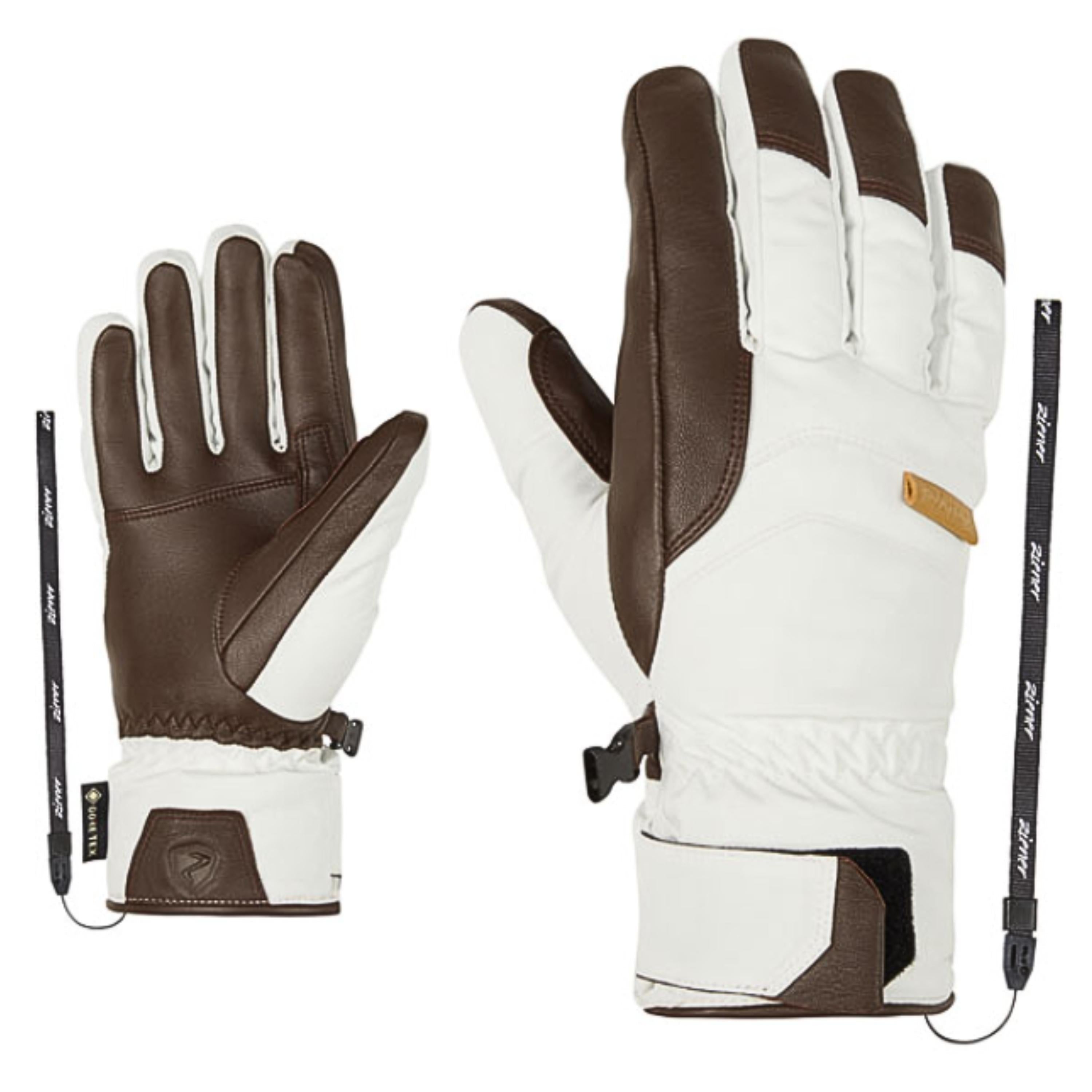 Ziener Guante Kamary GTX Aw Lady White Fog