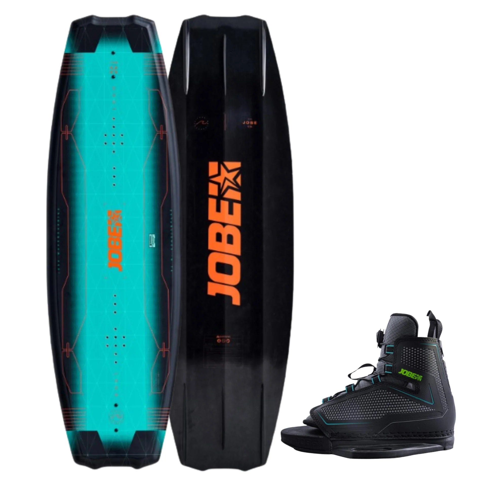 Jobe Wakeboard Logo Series 138 con Fijaciones Maze 7-10