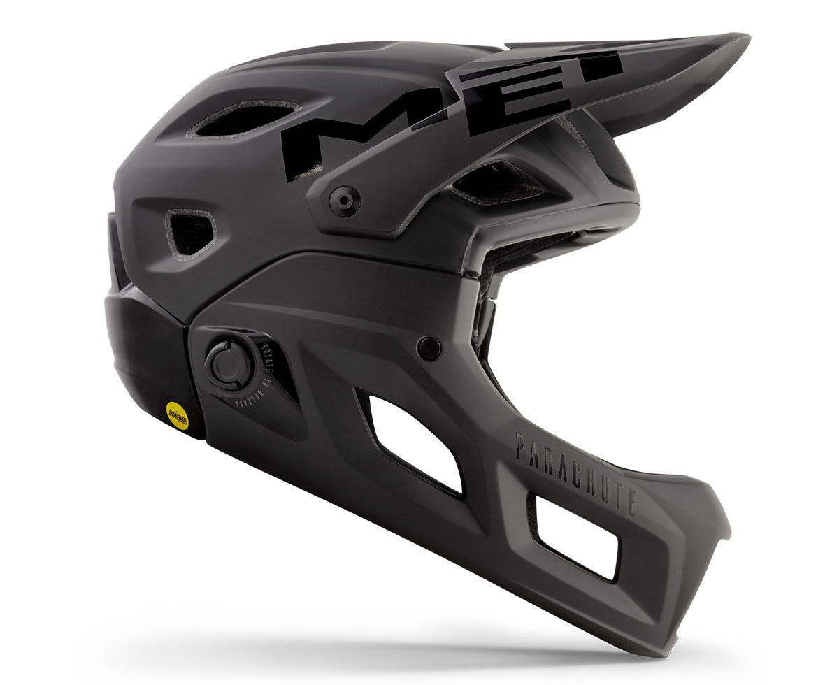 Casco Met Parachute MCR Mips CE Black Matt Glossy