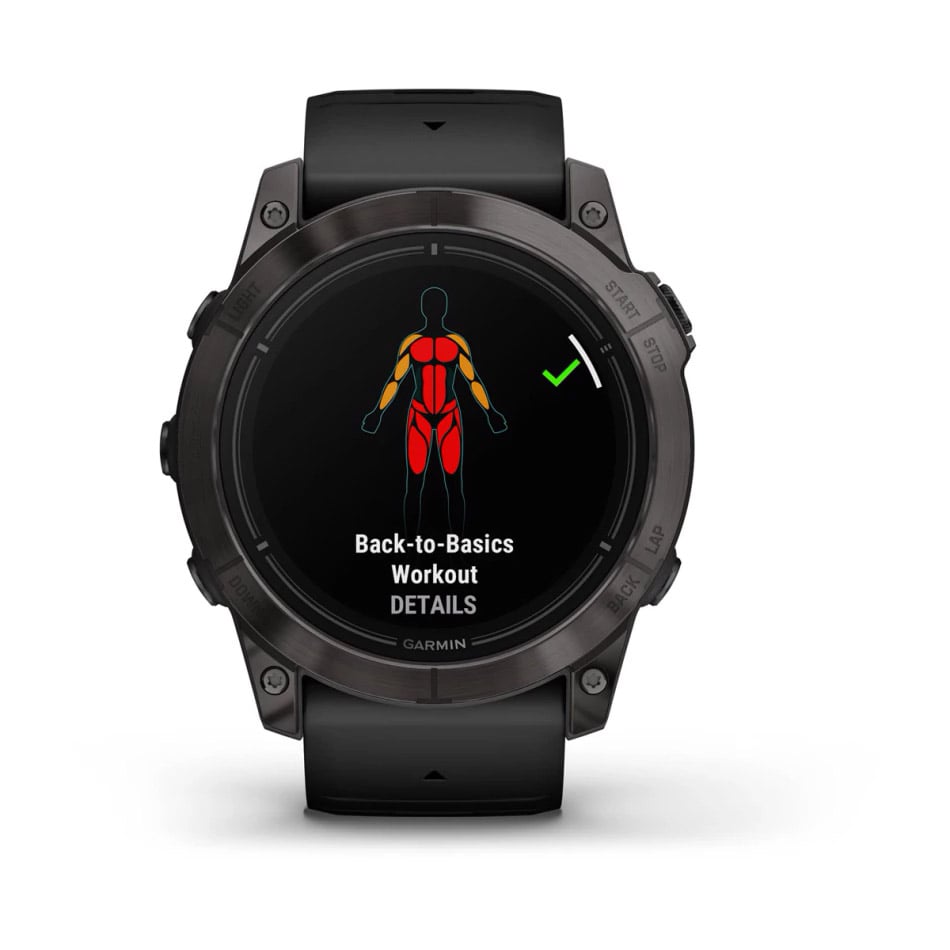 Garmin Epix™ Pro (Gen 2) – Sapphire | 51 mm Carbon Gray DLC Titanium with Black Band - Rideshop