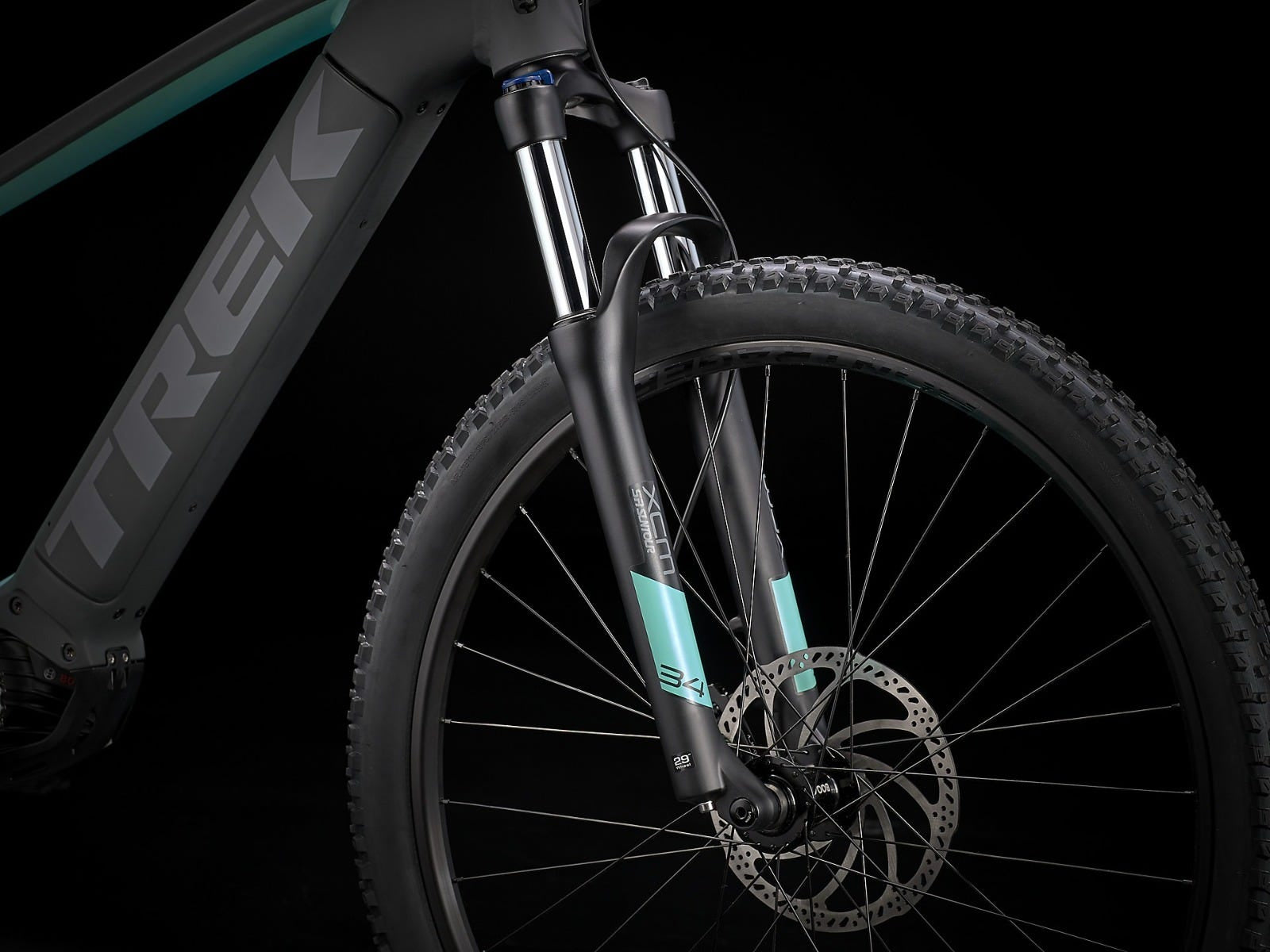 E-Bike MTB Trek PowerFly 4 Gris/Verde 3ra Gen