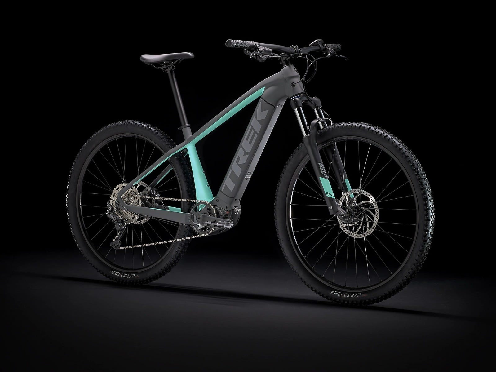 E-Bike MTB Trek PowerFly 4 Gris/Verde 3ra Gen