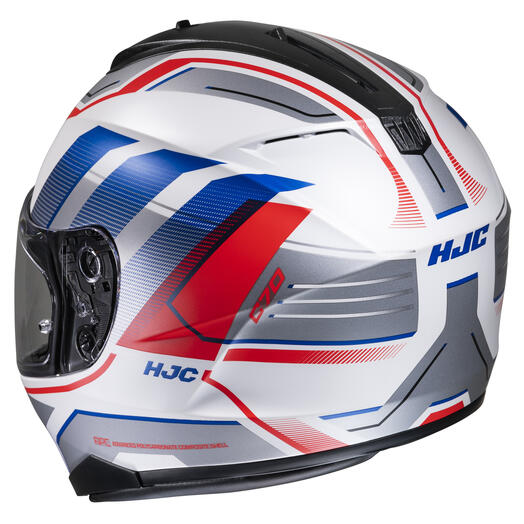 HJC Casco C70 Nian MC21SF Blanco/Azul/Rojo - Rideshop