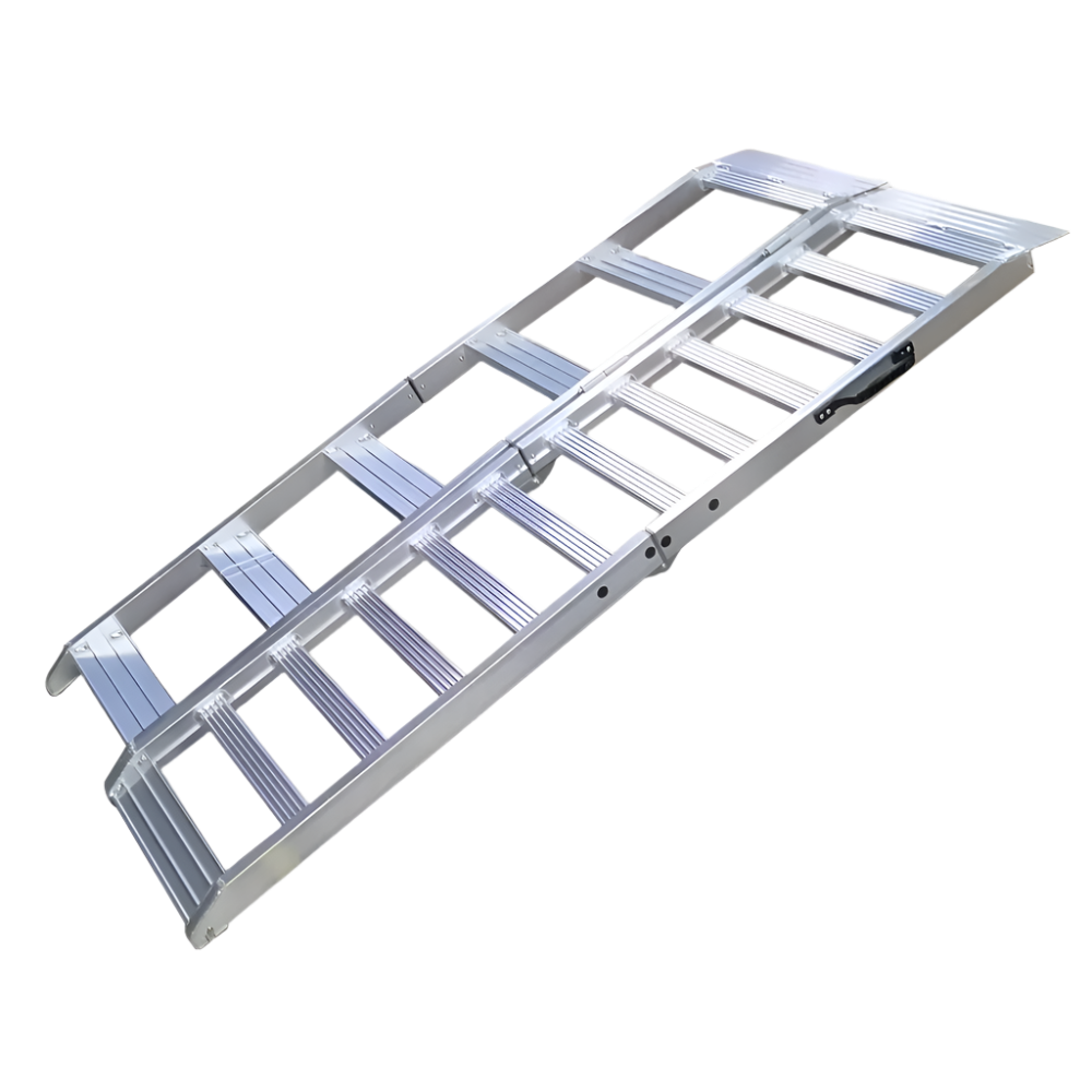 Rampa Trailmax Dual Plegable de Aluminio con Escalera Lateral