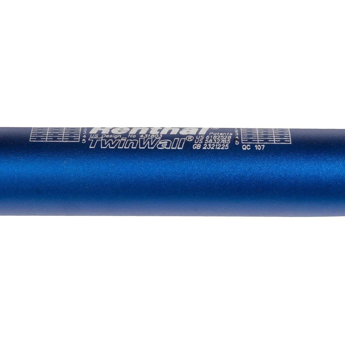 Renthal Manubrio Twinwall 921, 28.6 mm Azul