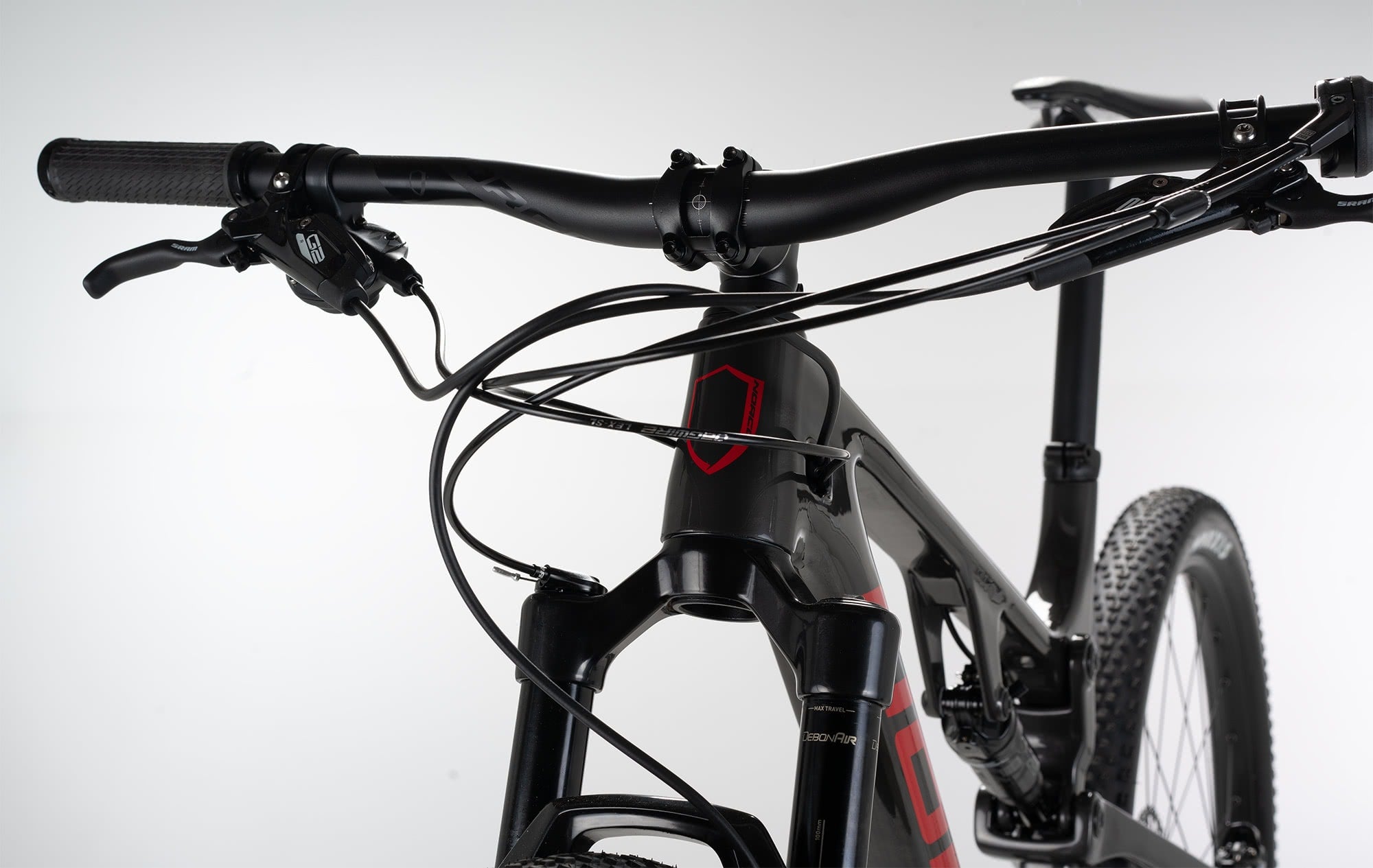 Bicicleta Revolver FS 2 100 XC Race Aro 29" Negro/Rojo Norco