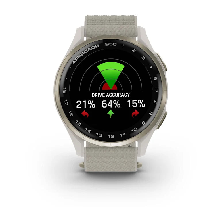 Garmin Approach S50 Reloj Gps para Golf 43mm Correa de Nylon