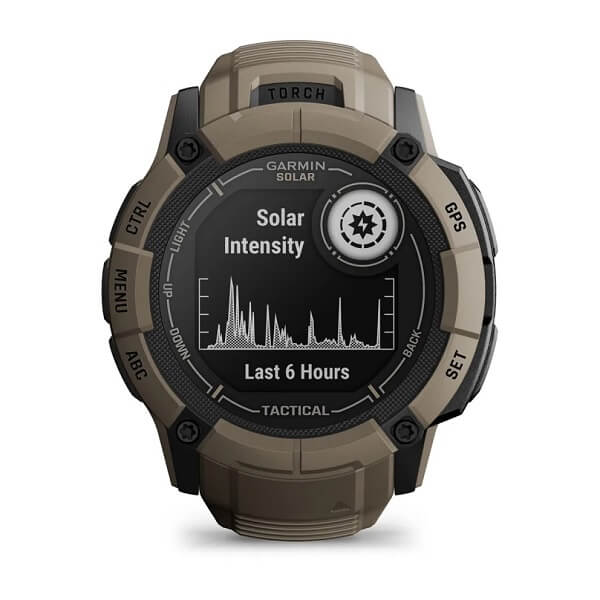 Gamin Instinct 2X Solar Tactical Edition Coyote Tan