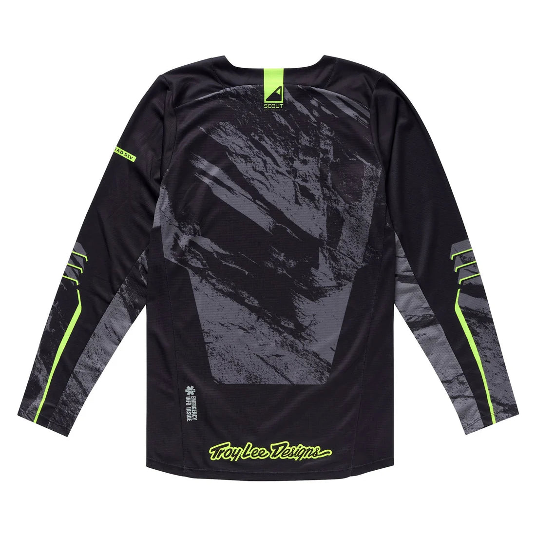 Troy Lee Designs Polera de Moto Scout GP Pro Slab Negra