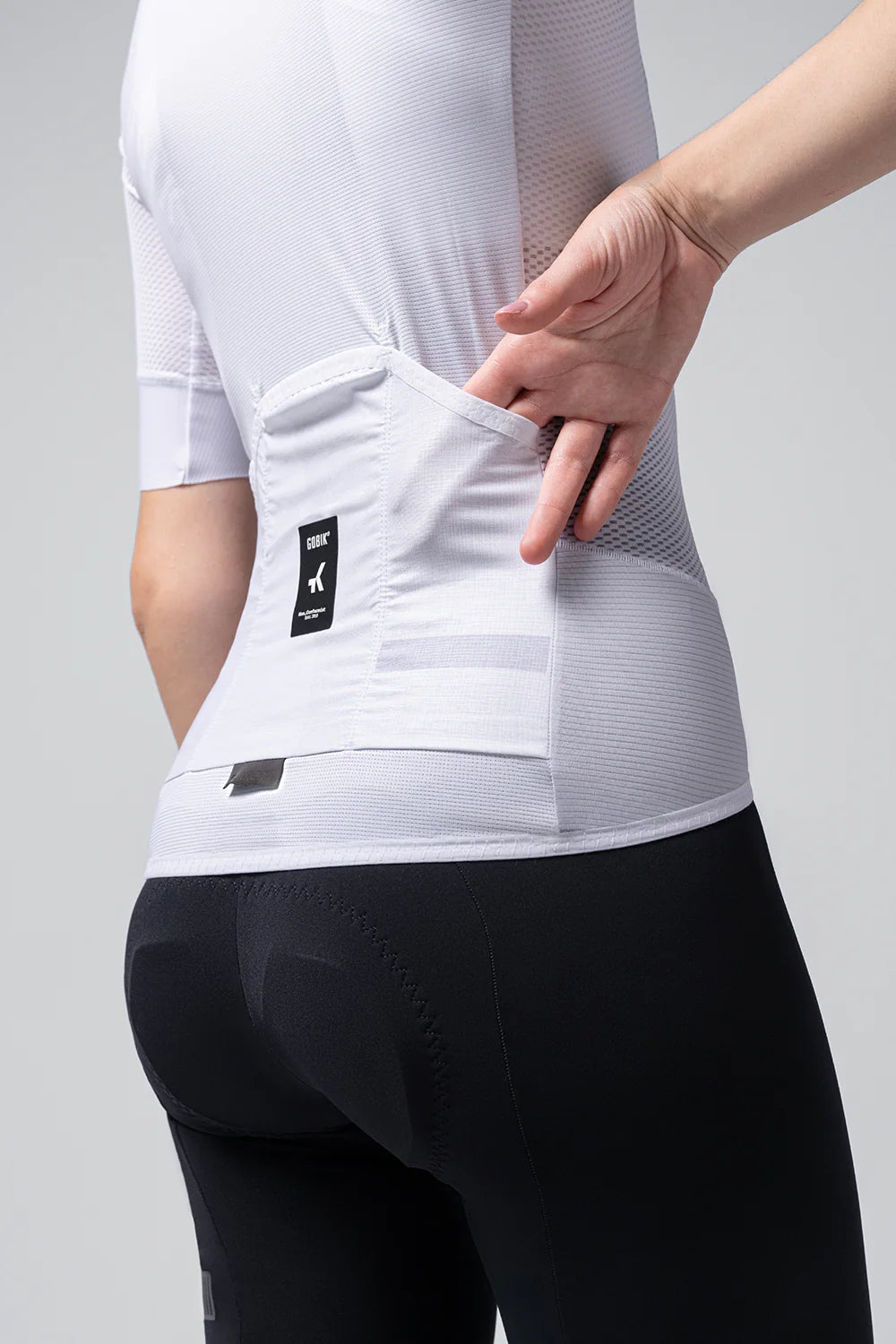 Gobik Maillot Manga Corta Carrera 2.0 Unisex Chalk